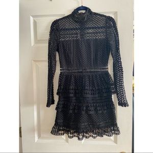 High Neck Mini Dress